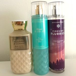 Bath and Bodyworks fragrance mists bundle